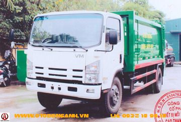 Xe Tải Isuzu FN129S - 5T4 Xe Cuốn Ép Rác