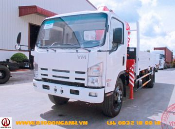 Xe Tải Isuzu FN129 - 6T8 Gắn Cẩu Unic URV344