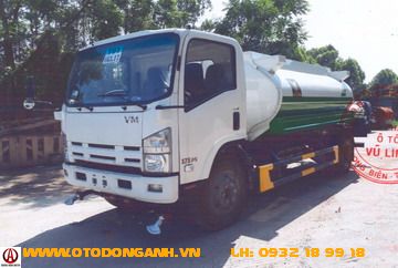 Xe Tải Isuzu FN129S - 8 Tấn Tưới Nước Rửa Đường